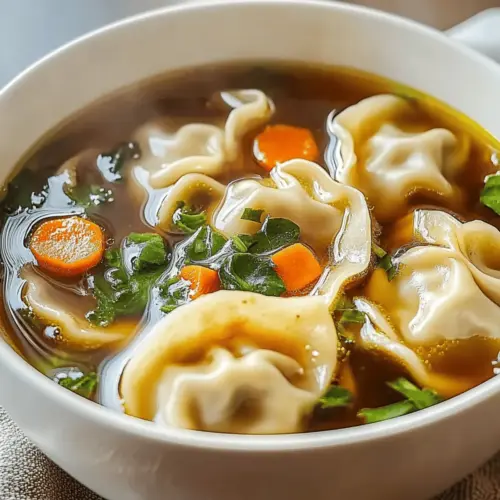 Comforting Potsticker Soup