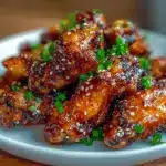 Spicy Korean Chicken Wings with Gochujang Sauce