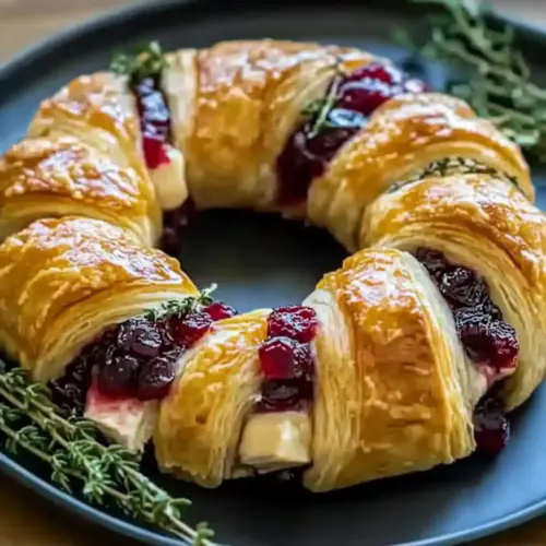 Turkey Cranberry Crescent Ring Recipe