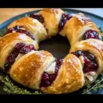 Turkey Cranberry Crescent Ring