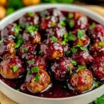 Christmas Cranberry Meatballs