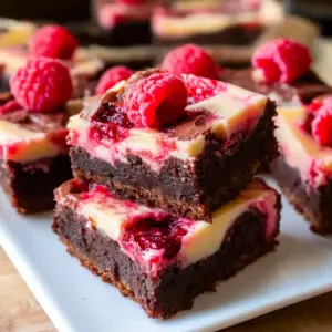 Raspberry Cheesecake Brownies
