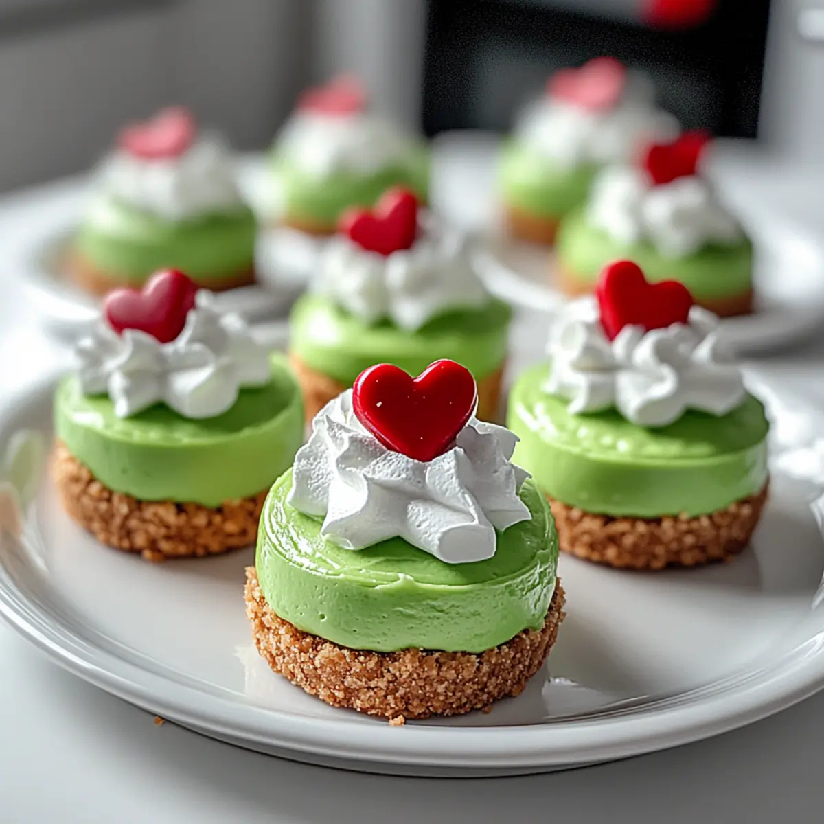 Grinch Mini Cheesecake