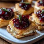Baked Cranberry Brie Bites