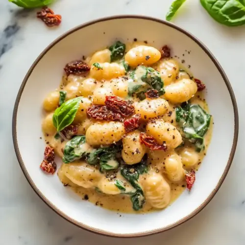 Creamy Tuscan Gnocchi