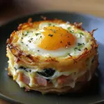 Baked Eggs Napoleon