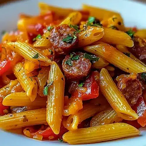 Sweet Pepper Sausage Pasta