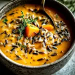 Vegan Pumpkin Wild Rice Soup