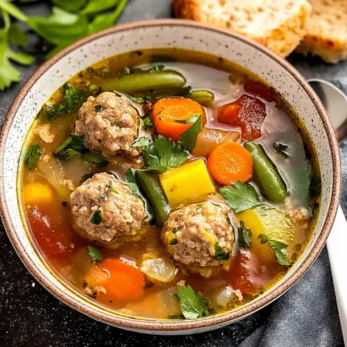 Mexican Meatball Soup