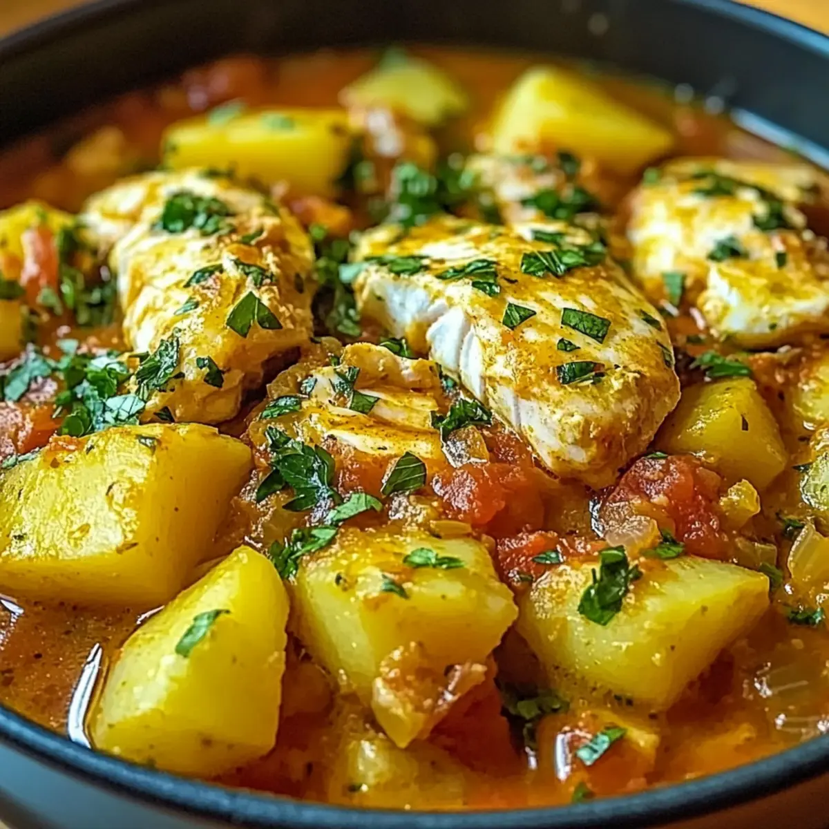 Spanish Fish Stew with Potatoes