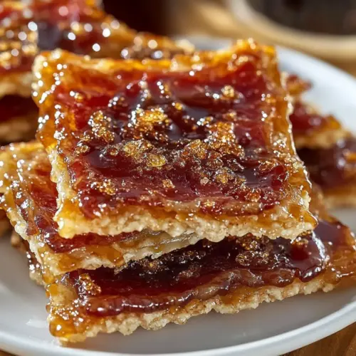 Maple Candied Bacon Crackers
