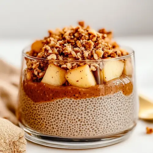 Apple Crumble Chia Pudding