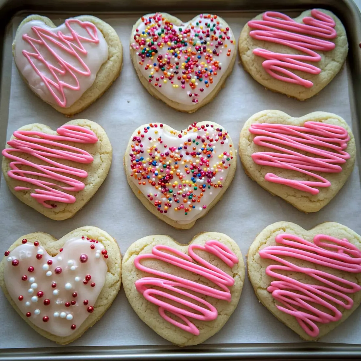 Valentine Sugar Cookies