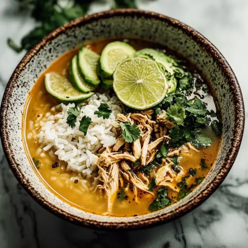 Mexican Lime Chicken Rice Soup