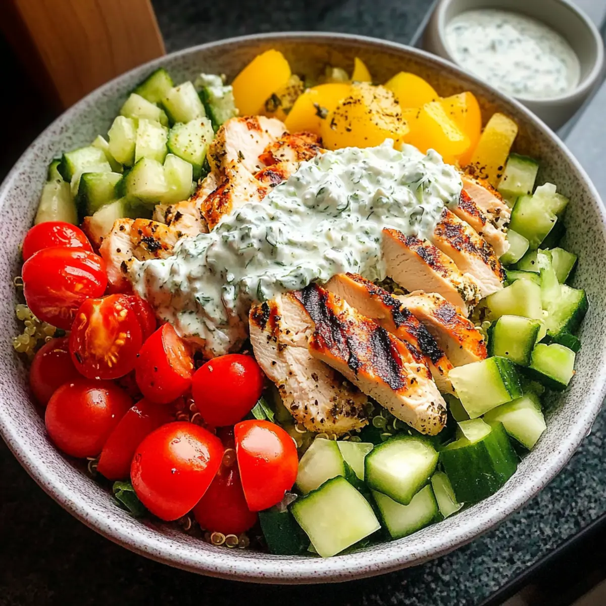 Greek Chicken Bowls