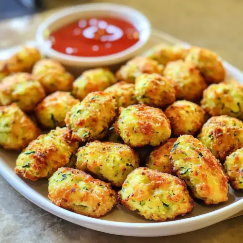 Cheesy Zucchini Tots