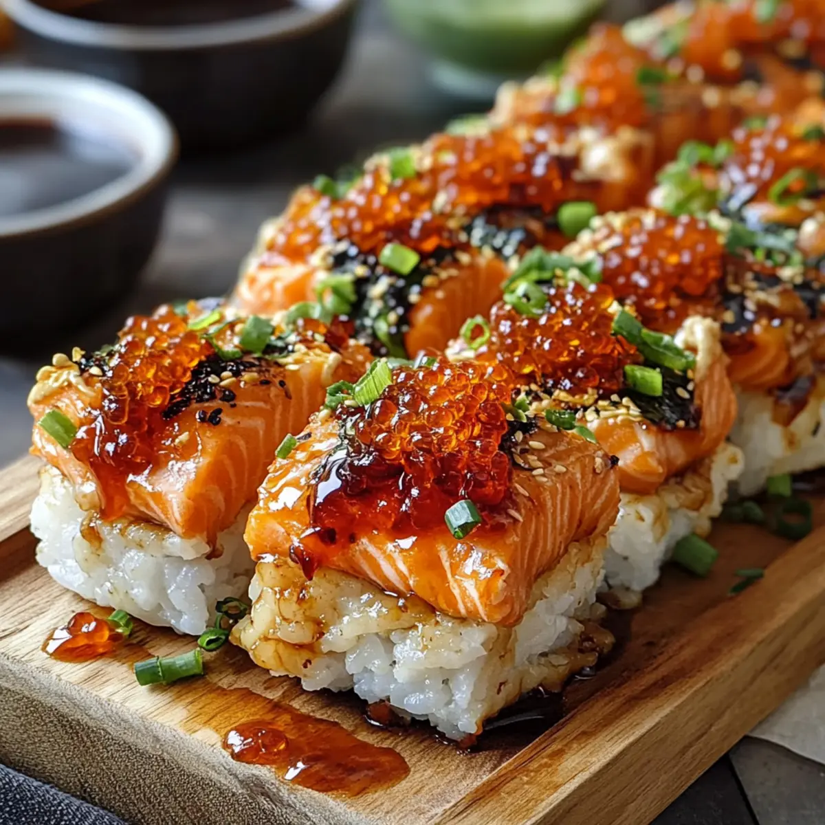 Spicy Salmon Sushi Bake Recipe