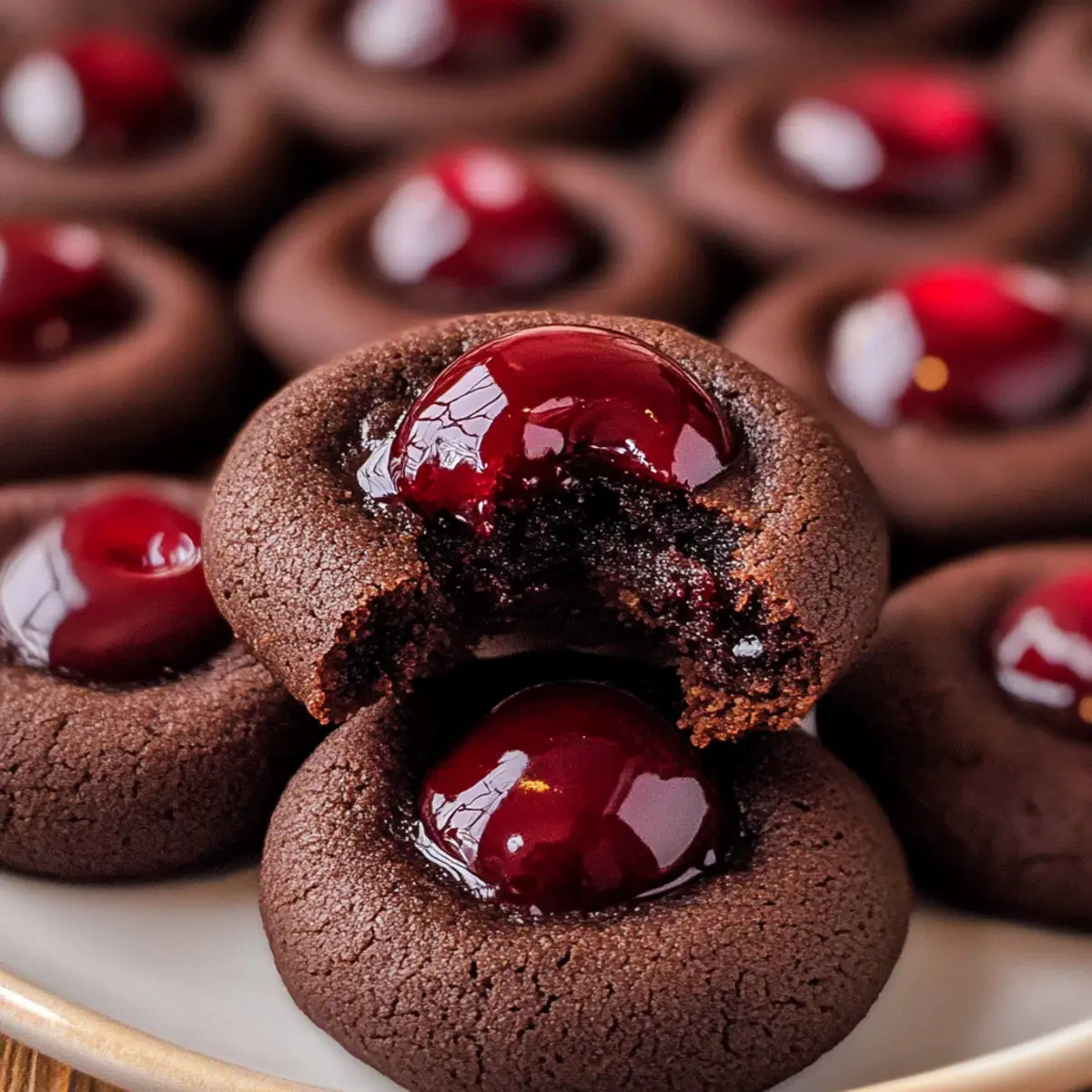 Chocolate Cherry Cookies