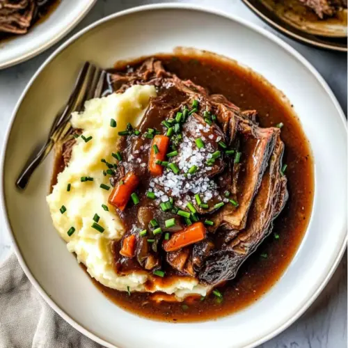 Tender Red Wine Braised Beef