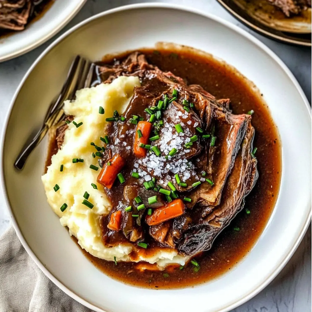 Tender Red Wine Braised Beef