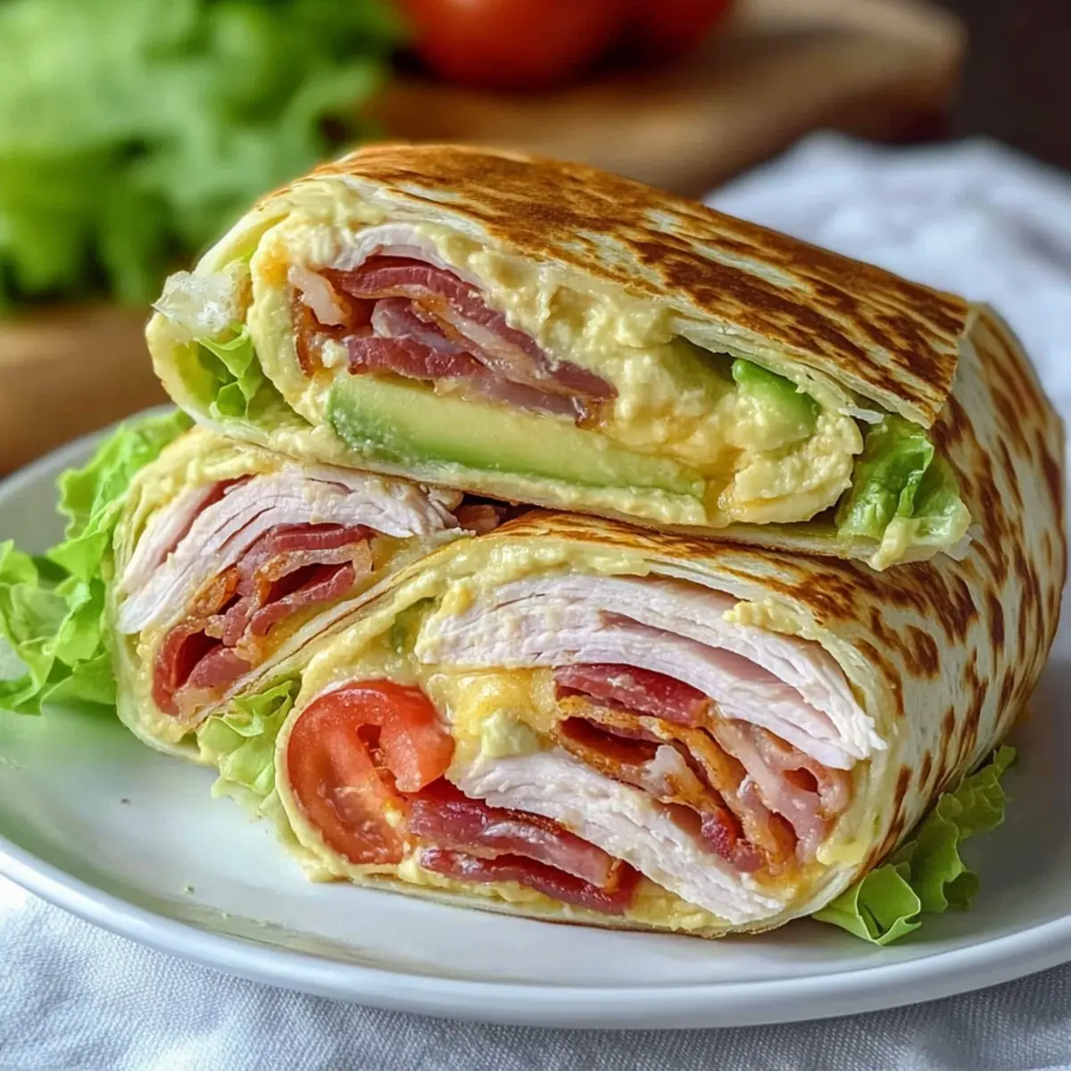 California Turkey Club Wrap