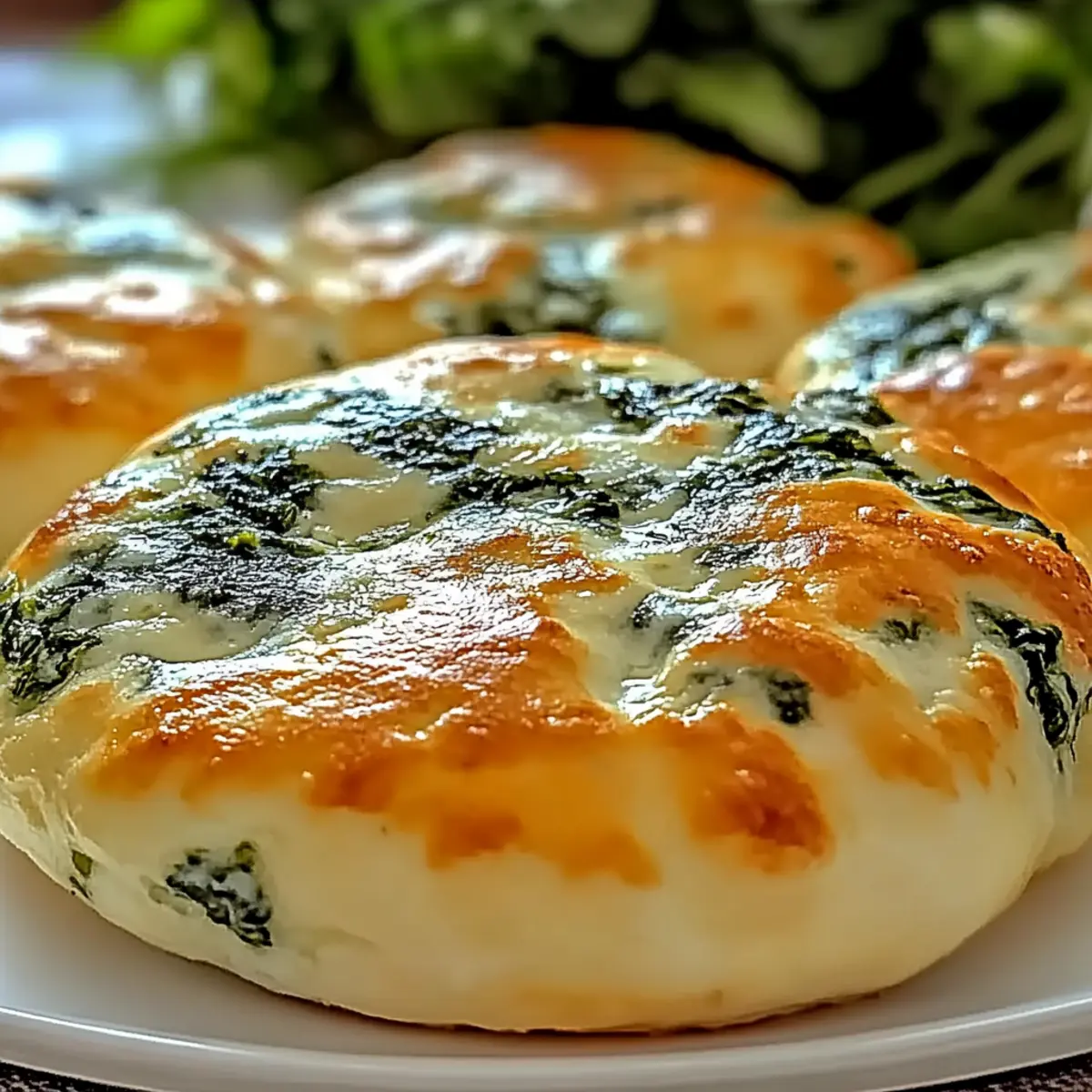 Easy Spinach Cottage Cheese Flagels