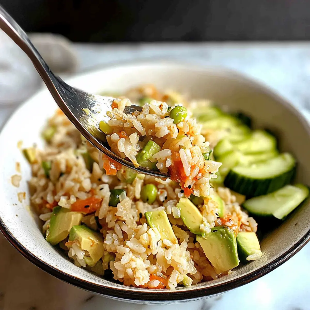Canned Tuna Rice Bowl