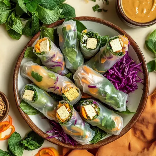 Vegan Tofu Spring Rolls