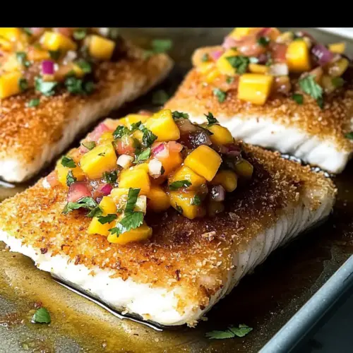 Tropical Coconut Crusted Fish