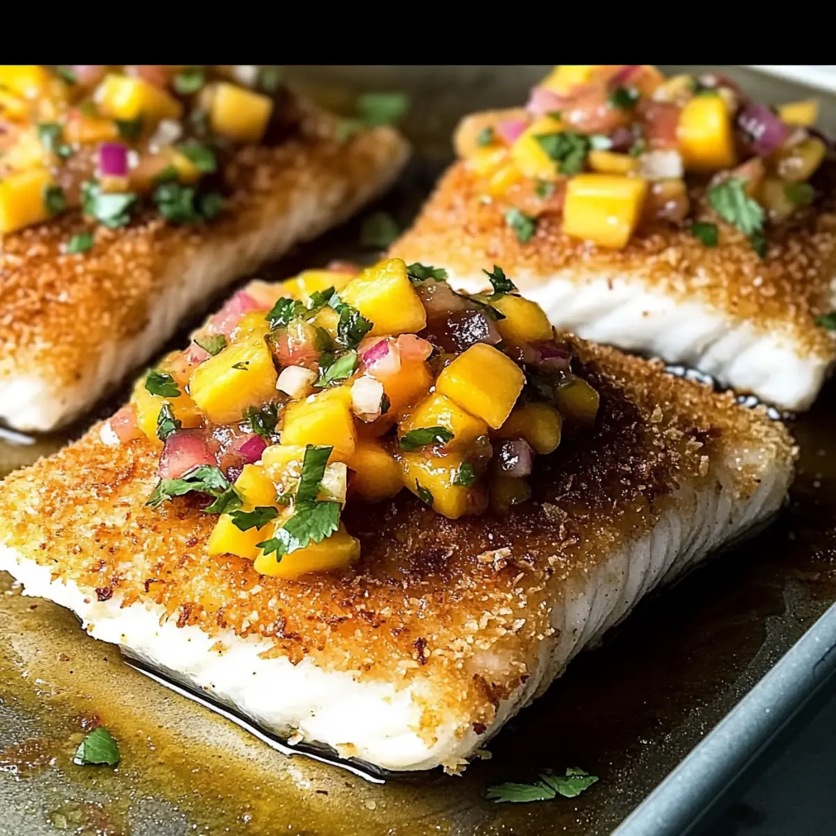 Tropical Coconut Crusted Fish