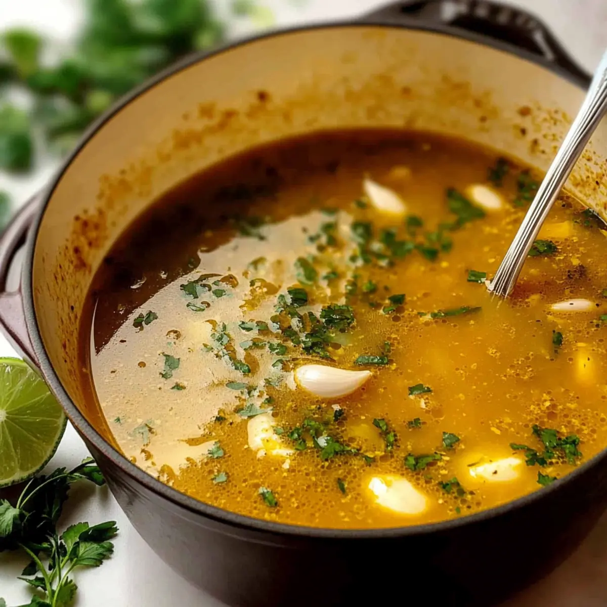 Mexican Garlic Soup