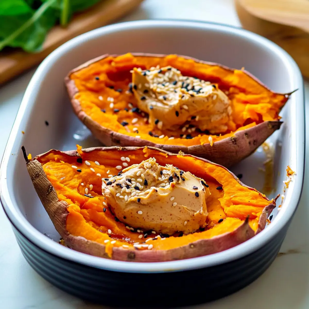Miso Sweet Potatoes