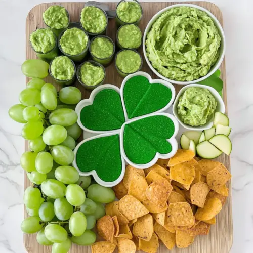 Four Leaf Clover St. Patrick’s Day Snack Board