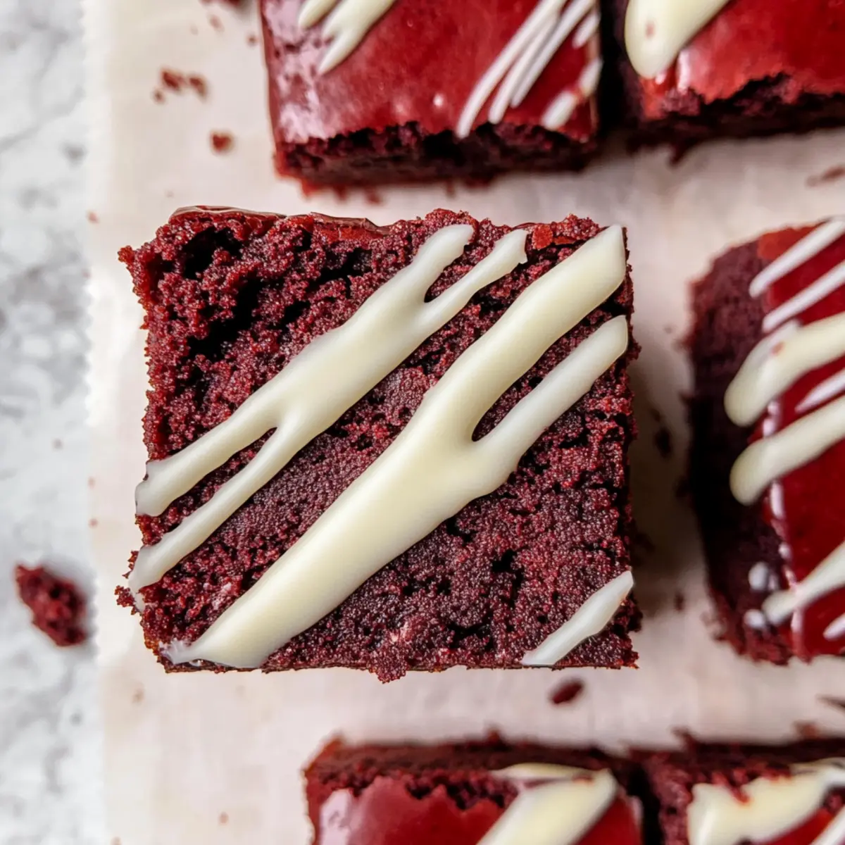 Red Velvet Brownies