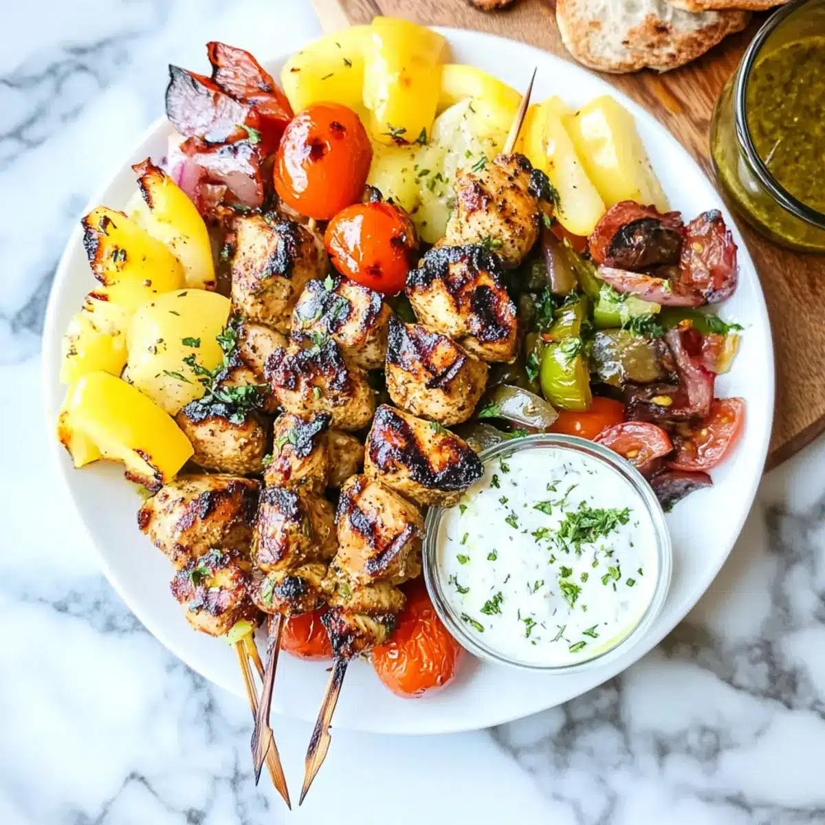 Greek Chicken Kabobs