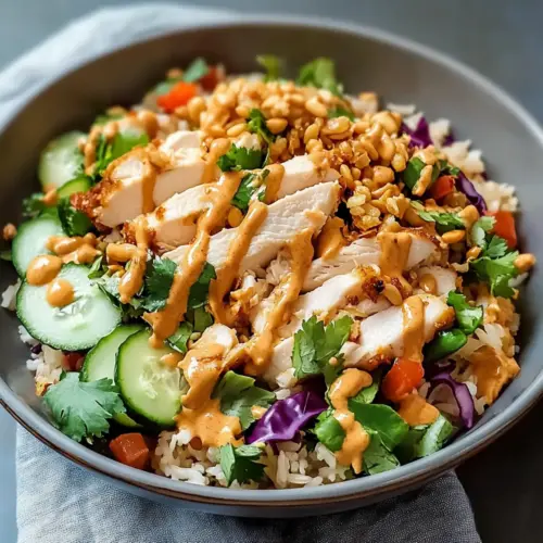Chicken Crispy Rice Salad