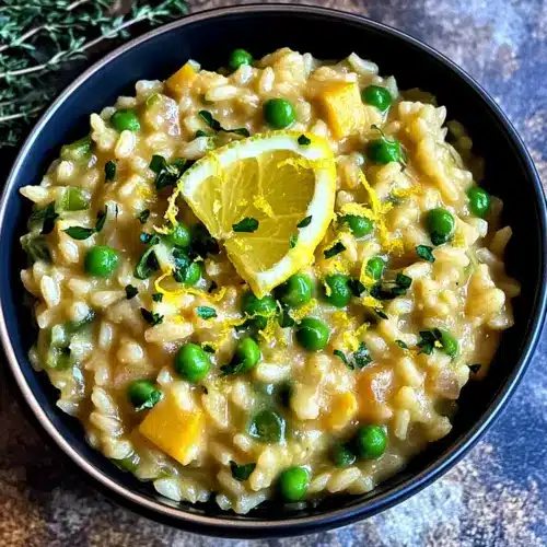 Crockpot Spring Vegetable Risotto