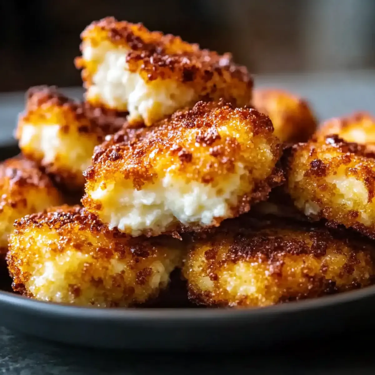 Cheesy Cottage Cheese Bites