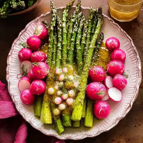 Roasted Asparagus and Radishes