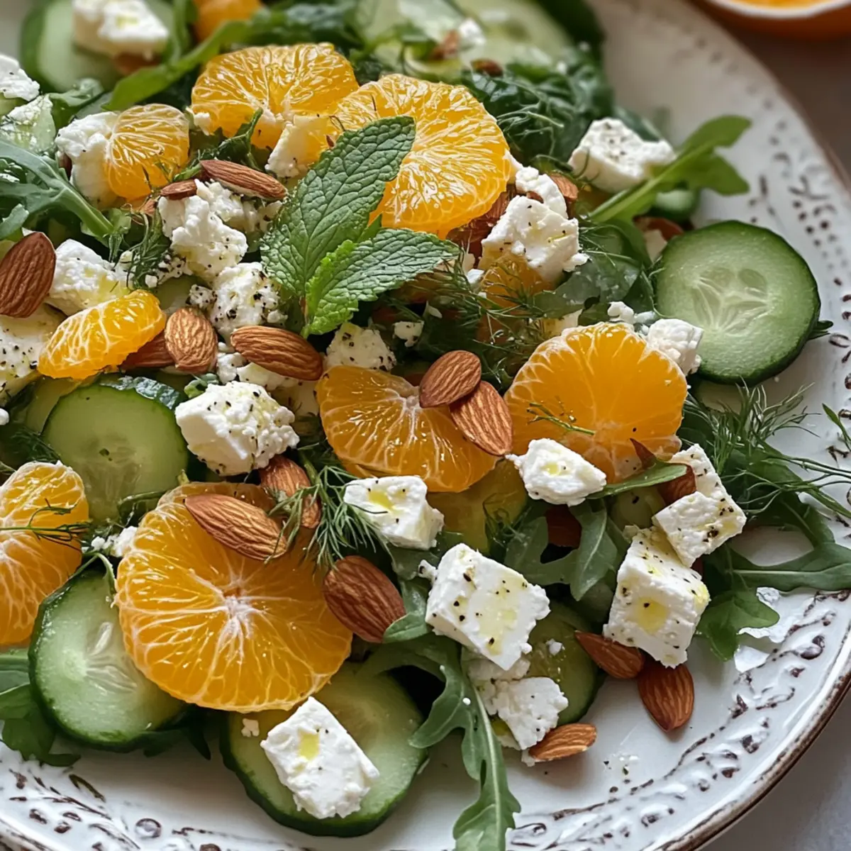 Orange Salad with Feta and Almonds