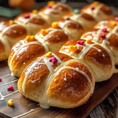 Traditional Italian Sweet Glazed Easter Bread