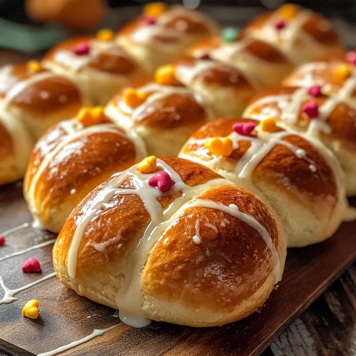 Traditional Italian Sweet Glazed Easter Bread