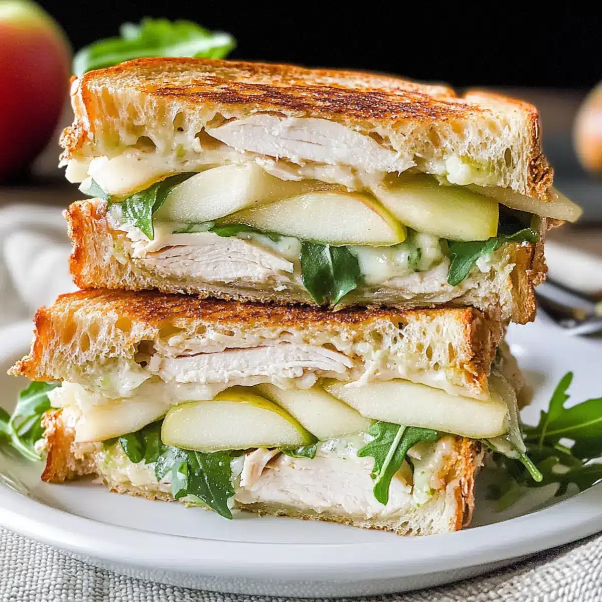 Turkey Apple Brie Panini