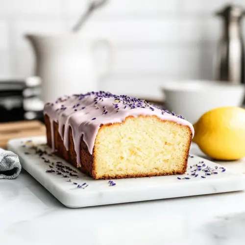 Lemon Lavender Loaf Cake
