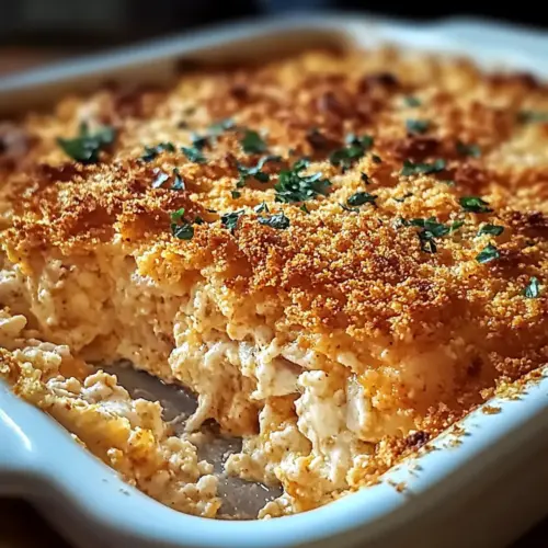 High Protein Chicken Parmesan Casserole