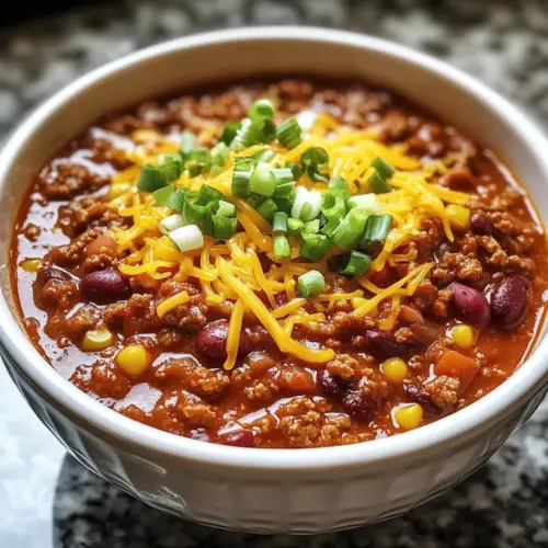 Mouthwatering SlowCooker Chili