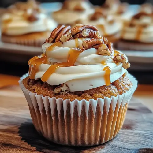Pecan Pie Cupcakes Delight