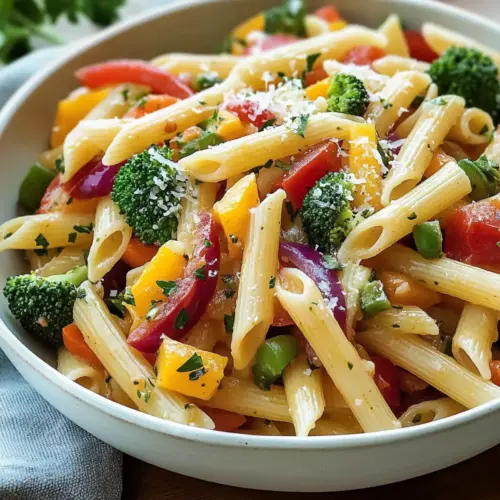 Pasta Primavera: Fresh Veggie Bliss