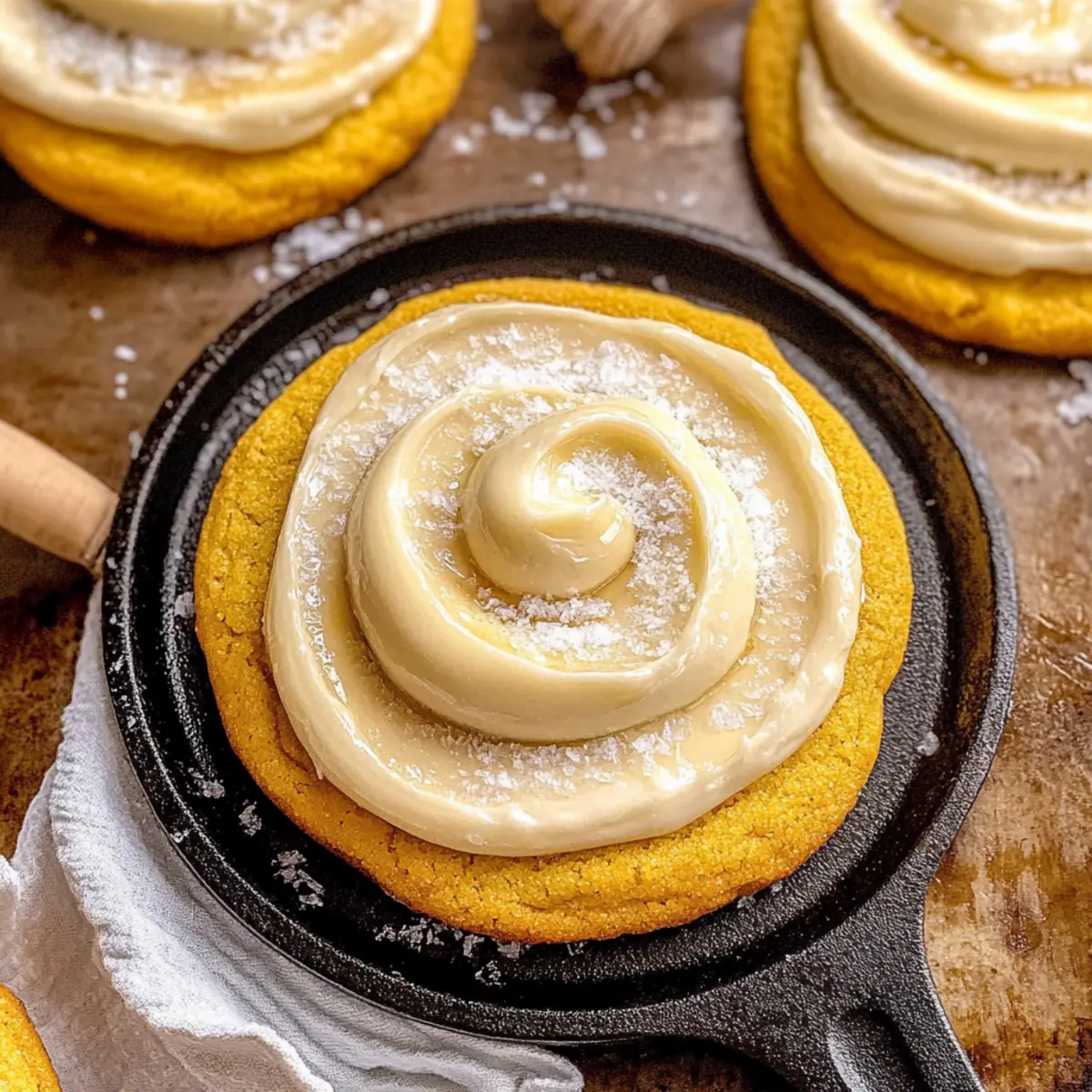 Cornbread Cookies with Honey Butter Frosting