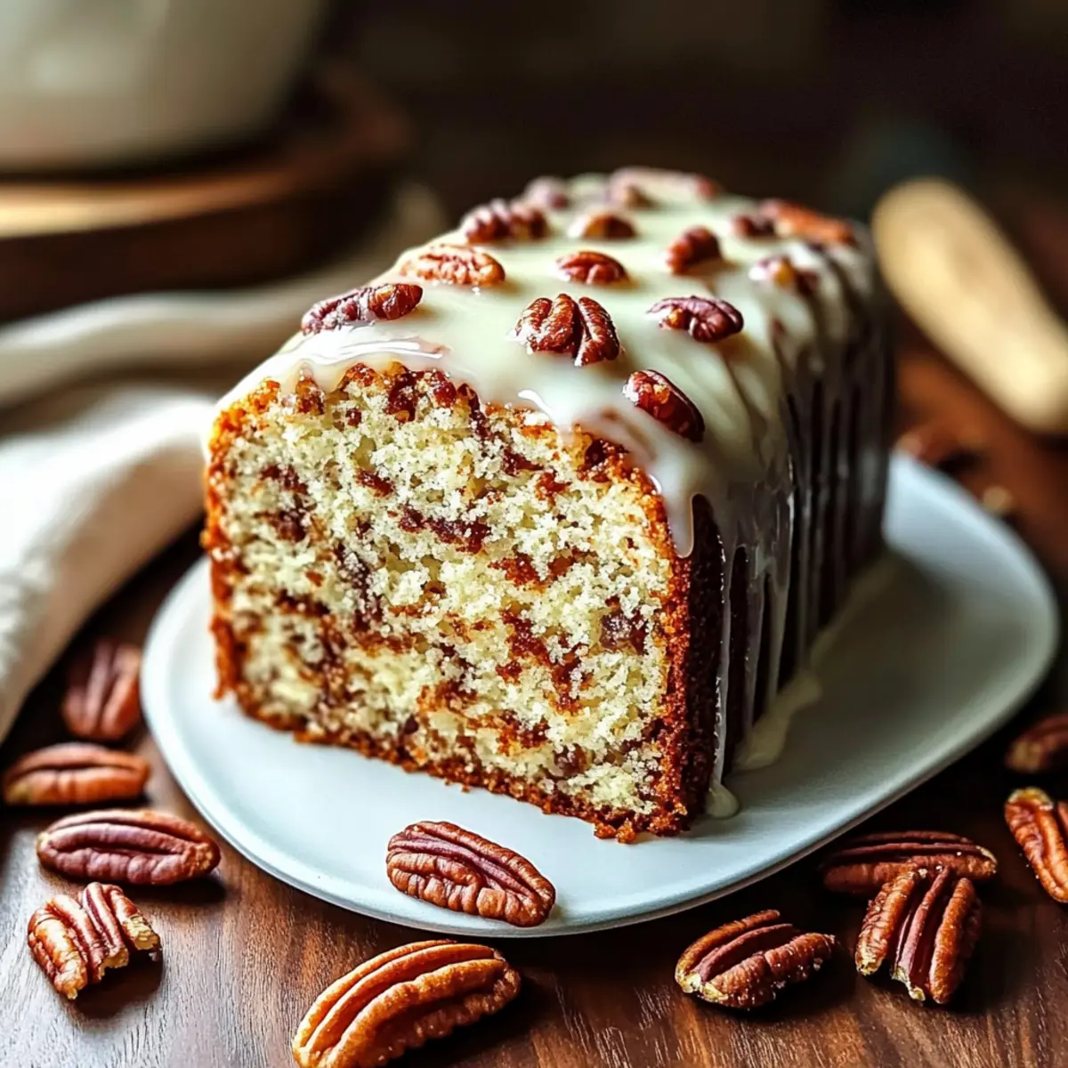 Butter Pecan Cake Loaf